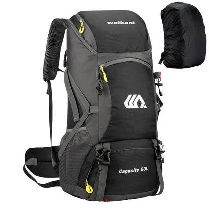 50L Large Travel Backpack – Multifunctional Outdoor Rucksack