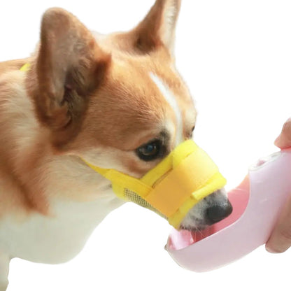 Adjustable Dog Muzzle – Anti-Barking & Anti-Biting Breathable Polyester Muzzle for Dogs