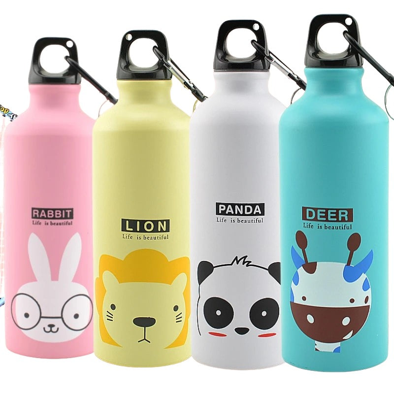 Bolttle Lovely Animals Kids Water Bottle – Creative & Portable for Outdoor Sports, Cycling, Camping, Hiking, and School
