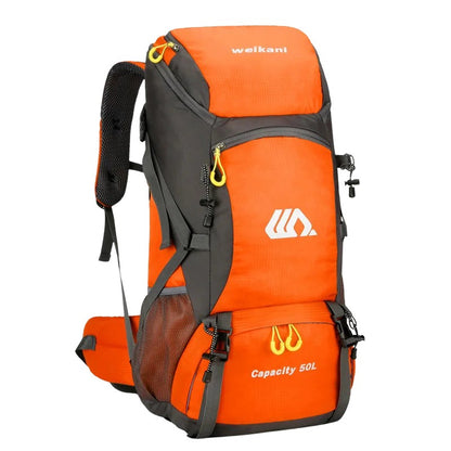 50L Large Travel Backpack – Multifunctional Outdoor Rucksack