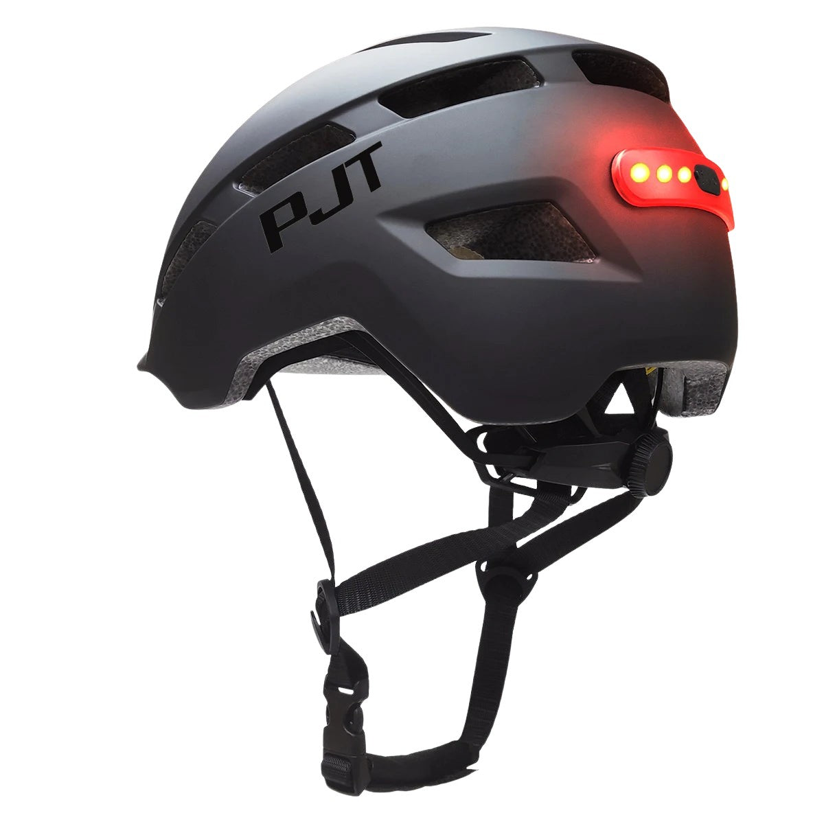 PJT In-Mold Cycling Helmet – USB Rechargeable Tail Light, Mountain & Road Bike Safety Helmet (Model P-6)