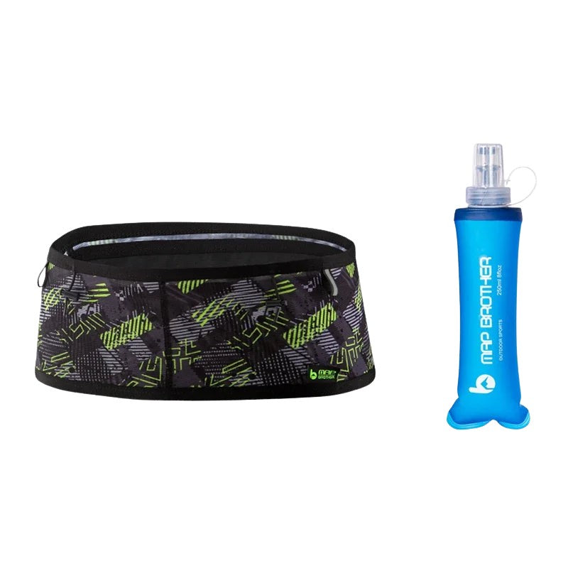 MAP BROTHER W1001 Woven Elastic Sports Waist Bag – Running, Triathlon & Cycling Race Belt